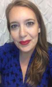 Wearing a custom made shade of LipSense